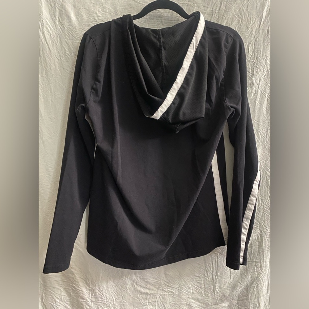 Armani Exchange Black Hoodie with White Accents - Picture 2 of 7